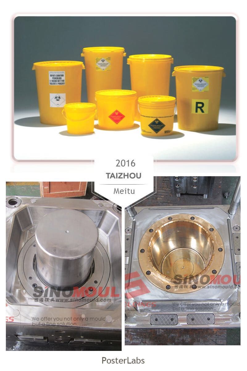 20L paint bucket mould with IML